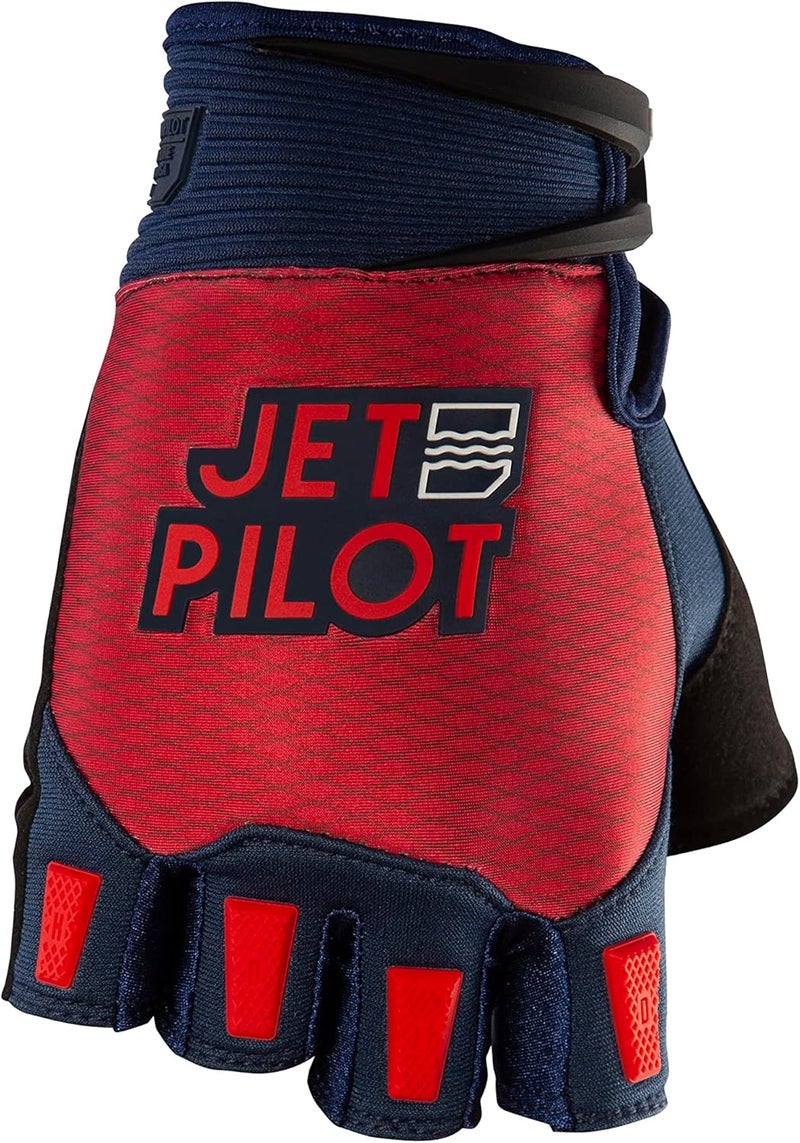 Jetpilot Hold Fast Short Finger PWC Gloves - High-Intensity Water Sports: Jet Skiing, Kayaking, Windsurfing, Kiteboarding, Sailing, Diving, Stand Up Paddle Boarding, Personal Water Craft - Image 2
